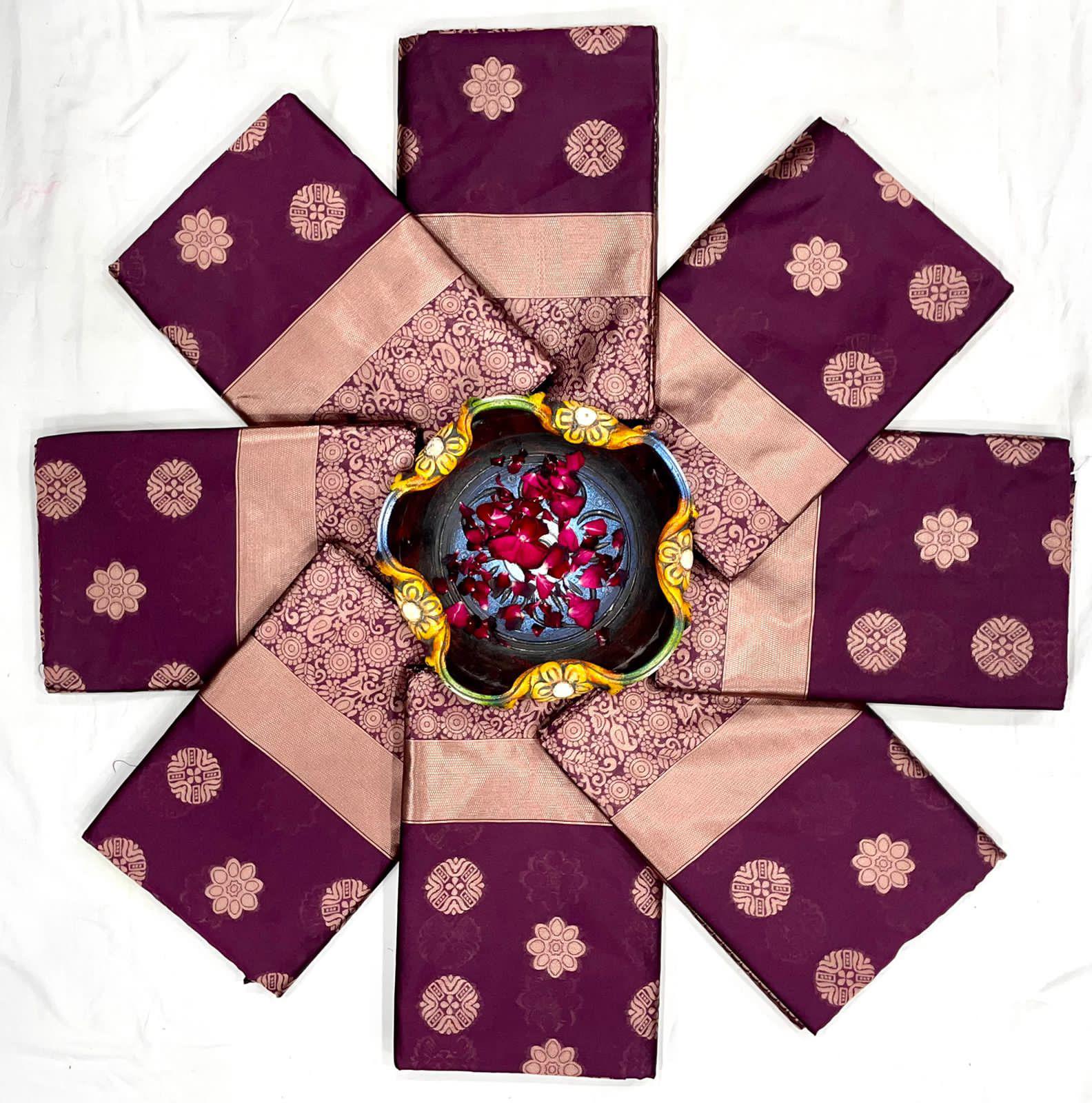 KP-R CREATION KP R 142 Wholesale Lichi Silk Saree Collection - Image 3