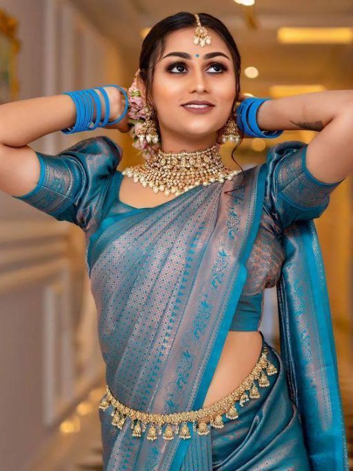 KP-R Creation 163 Wholesale Soft Lichi Silk Saree Collection - Image 3