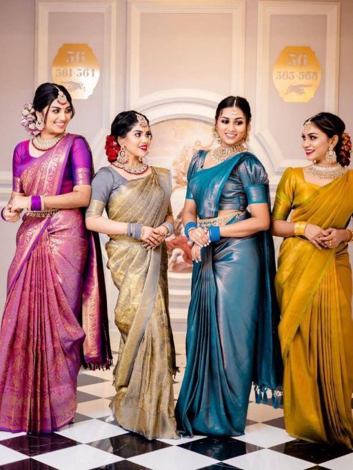 KP-R Creation 163 Wholesale Soft Lichi Silk Saree Collection