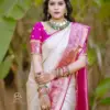 KP-R Creation KP-R 109 Fancy Lichi Silk Saree Collection