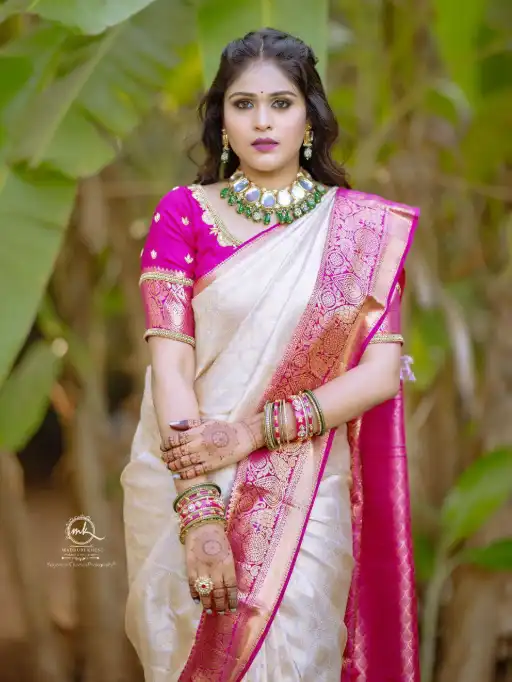 KP-R Creation KP-R 109 Fancy Lichi Silk Saree Collection