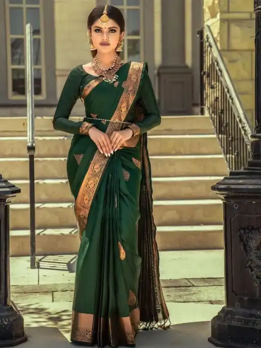 KP-R Creation KP-R 129 Wholesale Lichi Silk Saree Collection