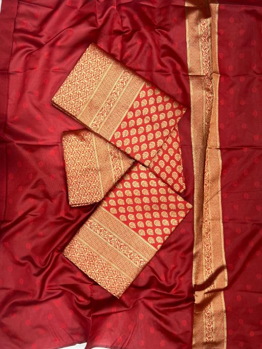 KP-R Creation KP-R 174 Wholesale Soft Lichi Silk Saree Collection - Image 3