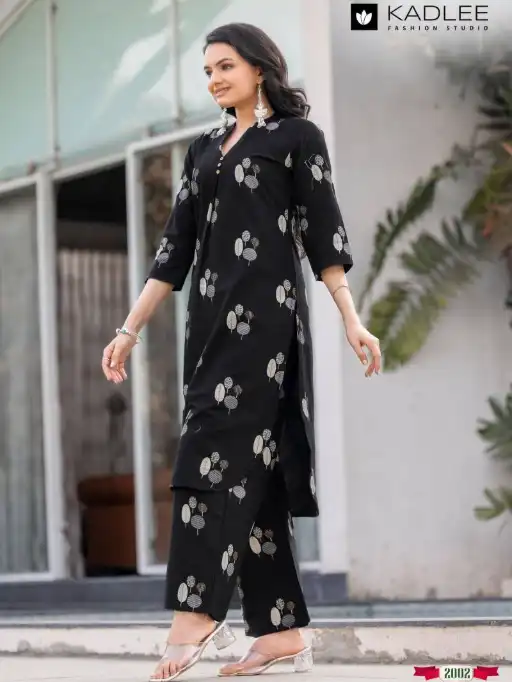 Kadlee Rosy Wholesale Rayon Printed Kurti With Pant Collection
