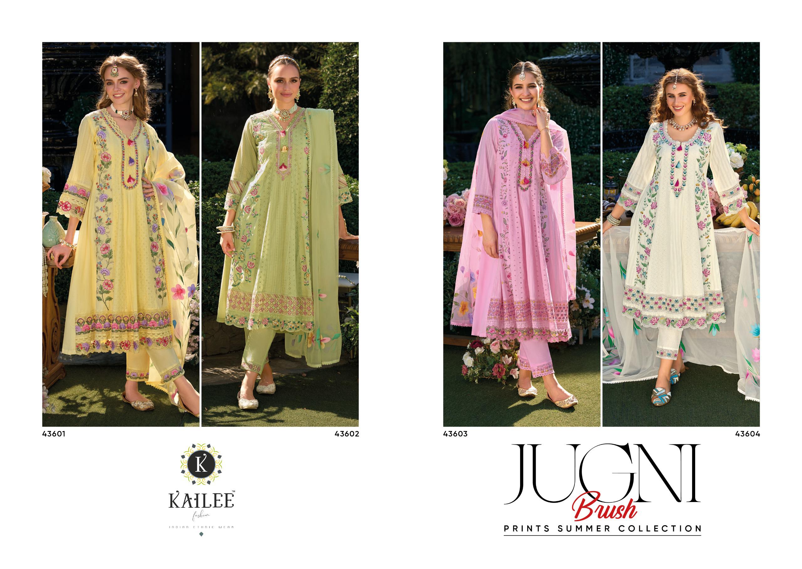 Kailee Fashion Jugani Wholesale Chikankari Anarkali Kurti Collection - Image 5