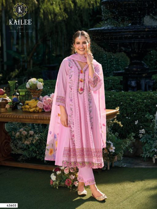 Kailee Fashion Jugani Wholesale Chikankari Anarkali Kurti Collection - Image 2