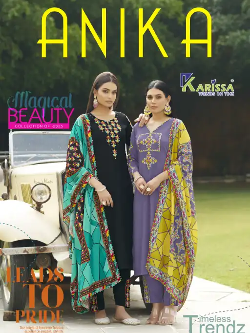 Karissa Anika Premium Wholesale Rayon Readymade Suit Collection