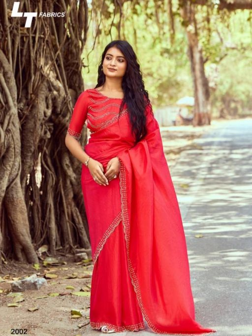 Kashvi Silver Stone Vol 20 Wholesale Fancy Satin Saree Collection - Image 5