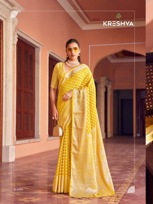 Kreshva Varima Two Georgette Wholesale Designer Saree - Image 6