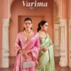 Kreshva Varima Two Georgette Wholesale Designer Saree.Two Georgette Saree Designer Sarees Wholesale Weaving Border Saree Party Wear Sarees