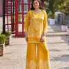 Label Khoj Vacay Mode Viscose Maslin Wholesale Co-Ord Set