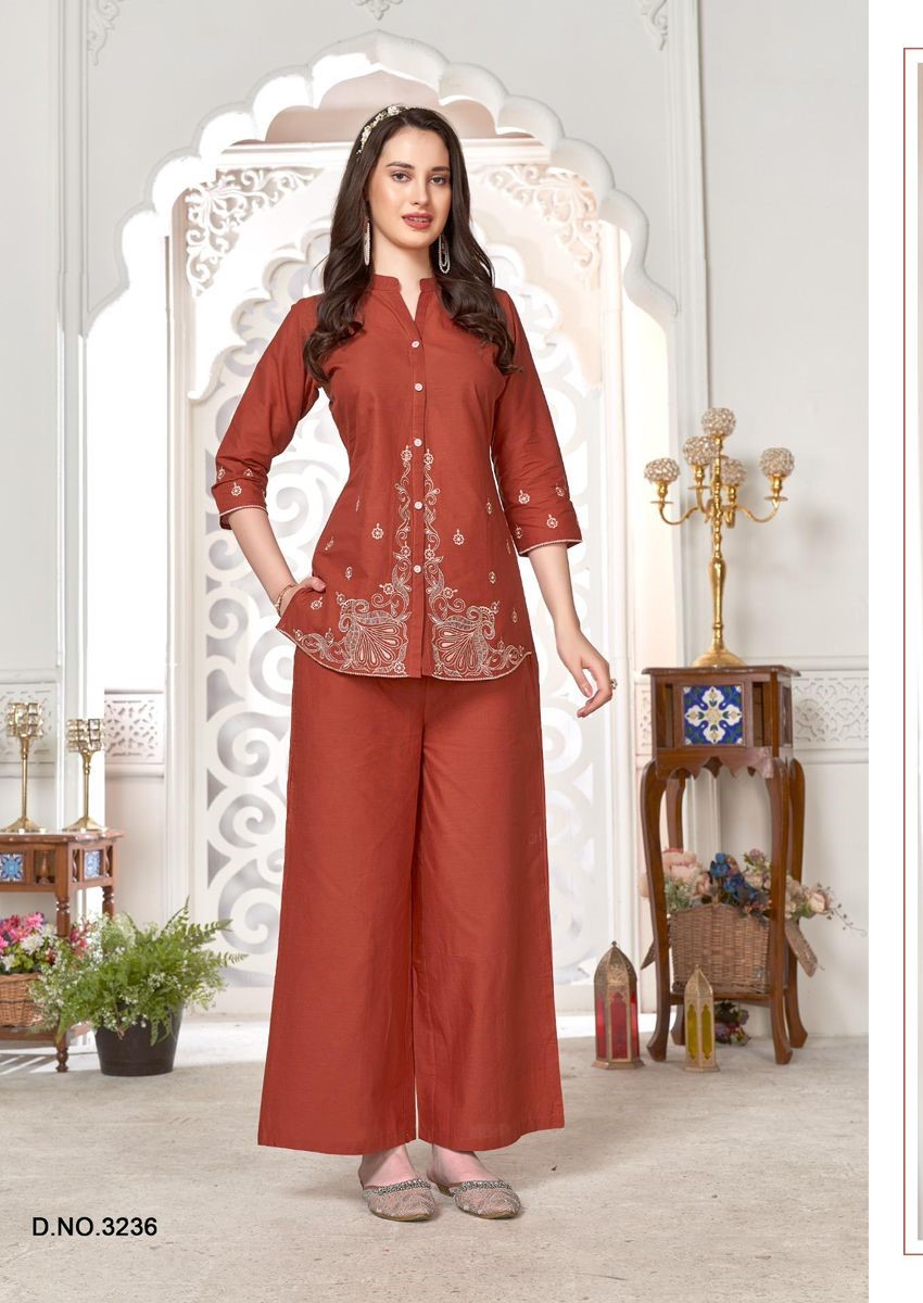 Ladies Flavour 3234 to 3239 Wholesale Cotton Kurti With Pant