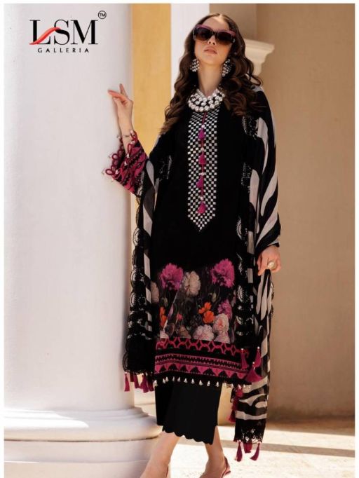 Lsm Firdous Queen Vol 15 Wholesale Heavy Lawn Cotton Dress Material