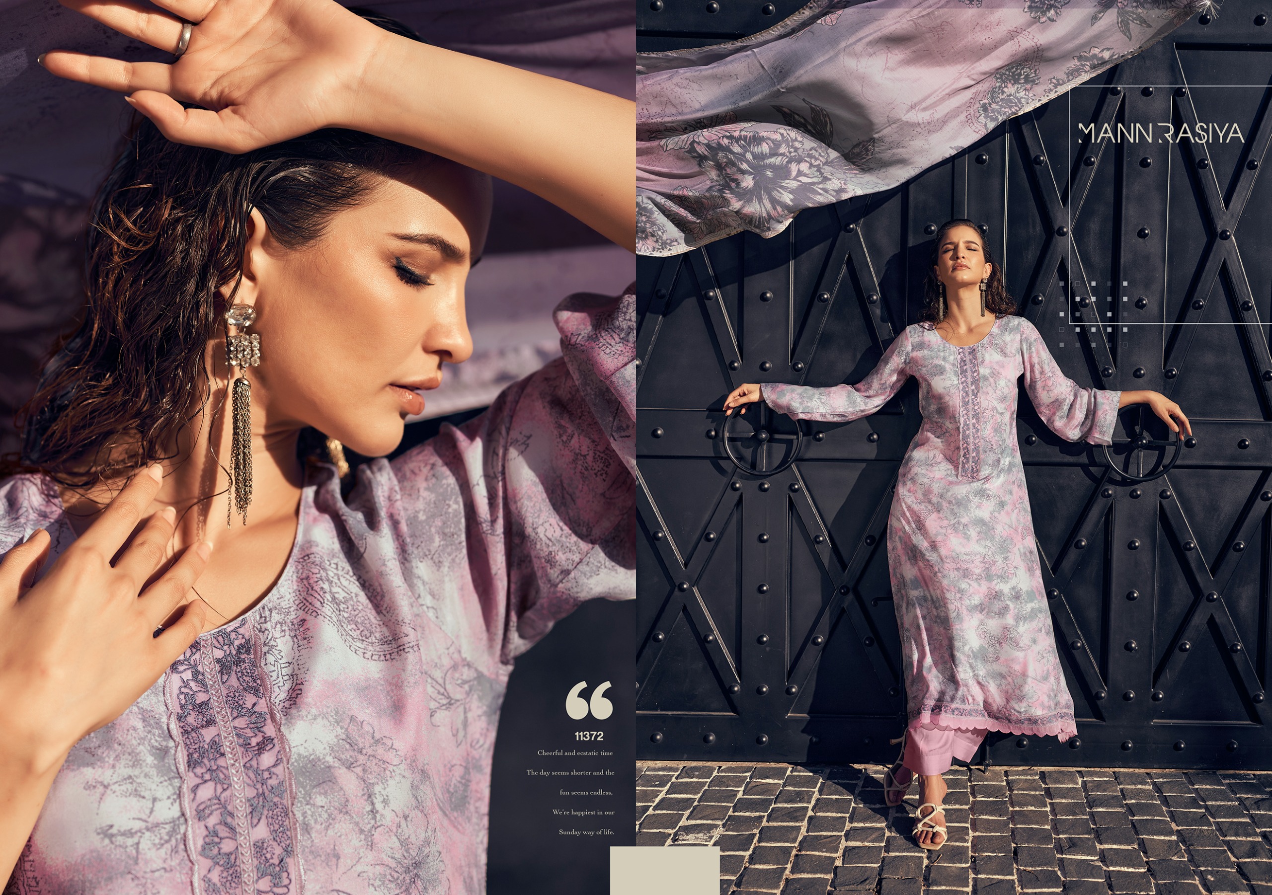 Mannrasiya Sahar Wholesale Pure Muslin Silk Salwar Kameez Collection - Image 5