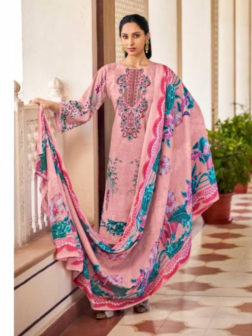 Mumtaz Arts Riaz Arts Musafir Vol 28 Wholesale Lawn Cotton Salwar Kameez - Image 3