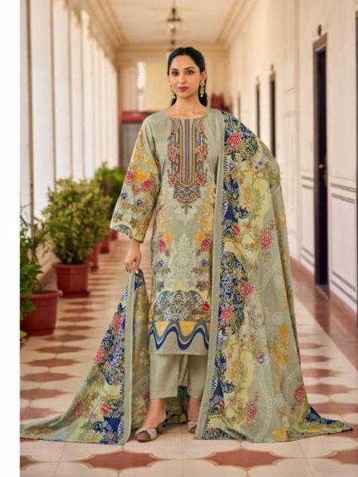 Mumtaz Arts Riaz Arts Musafir Vol 28 Wholesale Lawn Cotton Salwar Kameez - Image 4