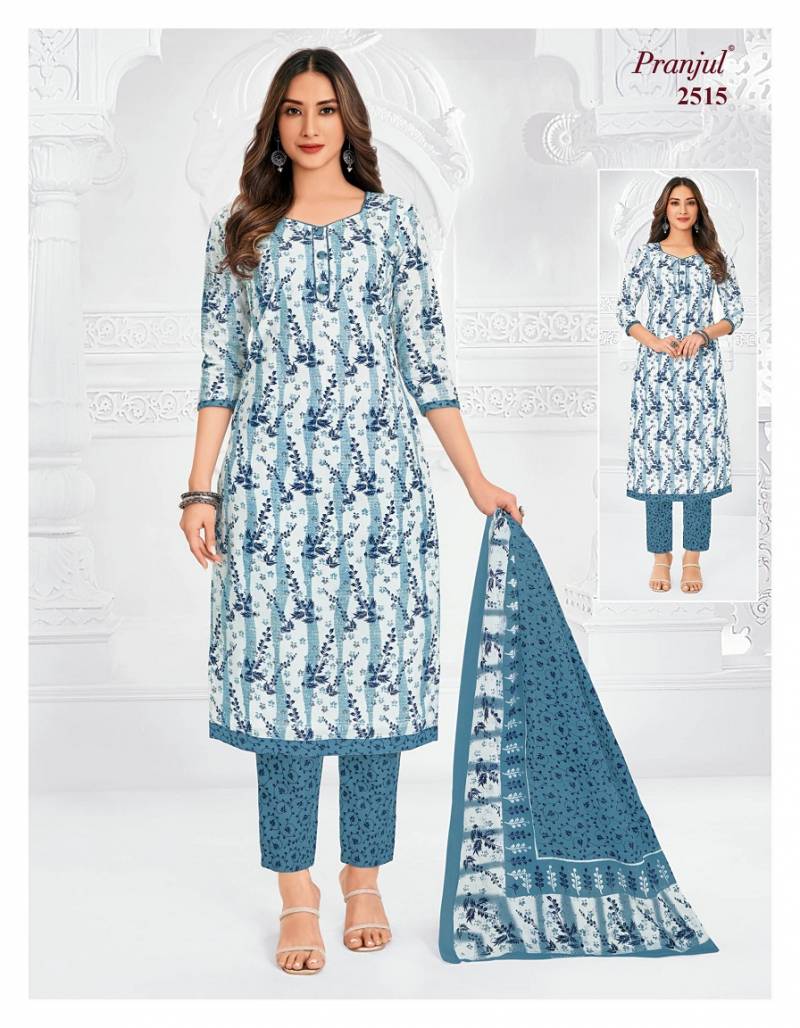 Pranjul Priyanka Vol 25 Wholesale Cotton Printed Dress Material