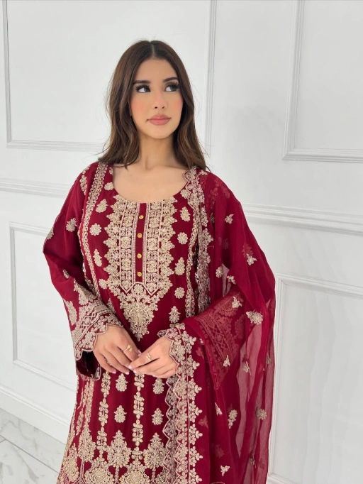 RTC 5885 Designer Faux Georgette Wholesale Readymade Sharara Set