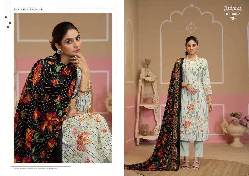 Radhika Azara Alaika Wholesale Lawn Cotton Dress Material Catalog - Image 2