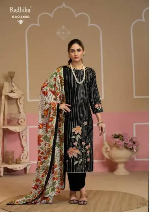 Radhika Azara Alaika Wholesale Lawn Cotton Dress Material Catalog