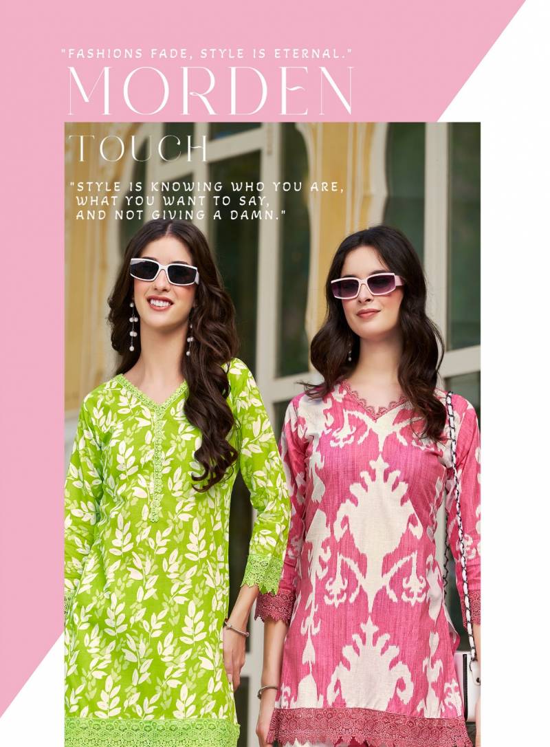 Cotton Co-Ord Sets Printed Co-Ord Sets Wholesale Summer Wear Lace Work Coords