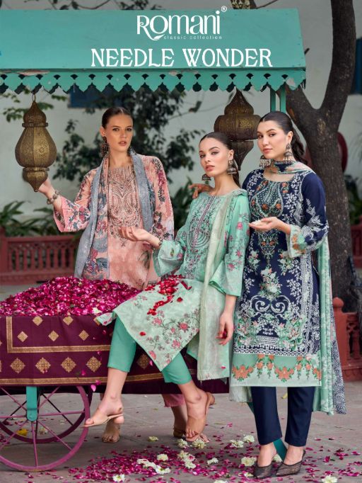 Romani Needle Wonder Wholesale Cotton Pakistani Salwar Kameez