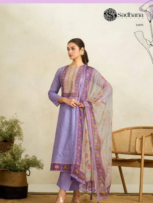 Sadhana Fashion Raabta Cotton Salwar Suit Wholesale Catalog - Image 2
