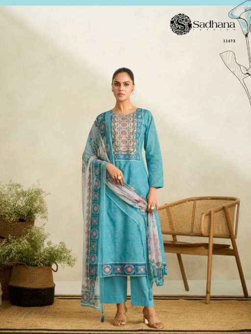 Sadhana Fashion Raabta Cotton Salwar Suit Wholesale Catalog - Image 4