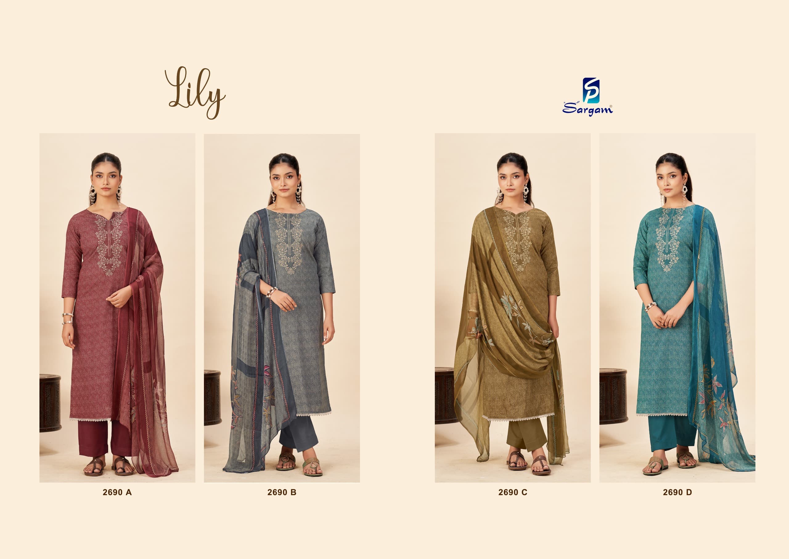 Sargam Lily Wholesale Premium Summer Salwar Kameez Collection - Image 6