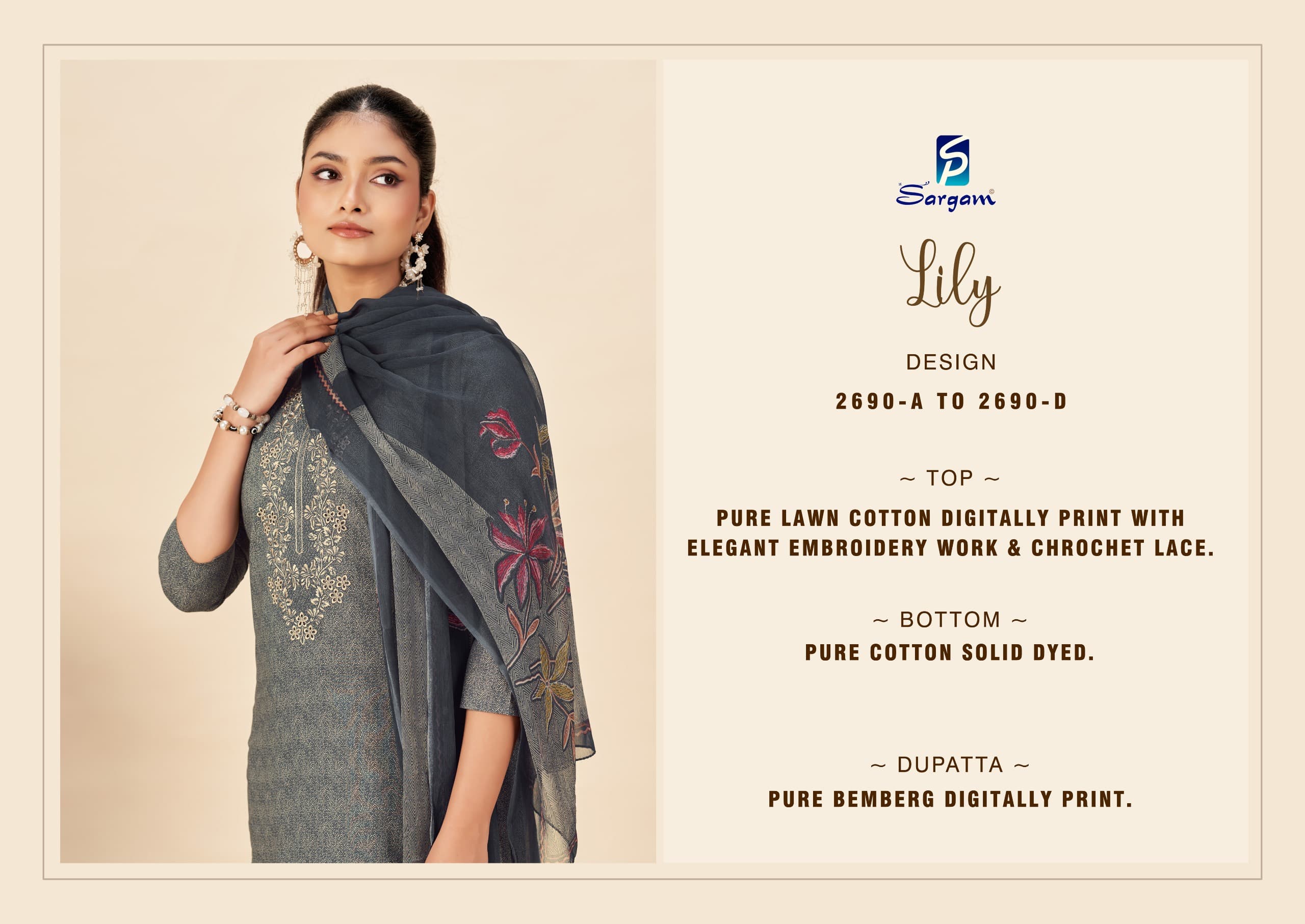 Sargam Lily Wholesale Premium Summer Salwar Kameez Collection - Image 7