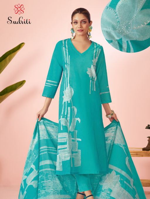 Sudriti Bahar Wholesale Pure Cotton Lawn Salwar Kameez Collection - Image 4