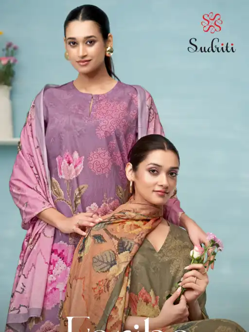 Sudriti Fariha Wholesale Cotton Lawn Salwar Kameez Catalog