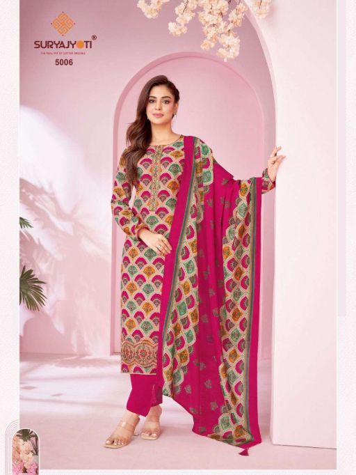 Suryajyoti Kanika Vol 5 Wholesale Pure Modal Salwar Kameez Catalog - Image 6