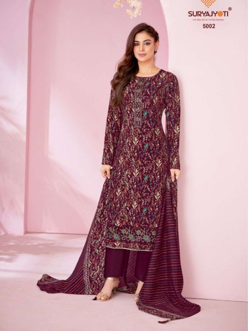 Suryajyoti Kanika Vol 5 Wholesale Pure Modal Salwar Kameez Catalog - Image 4