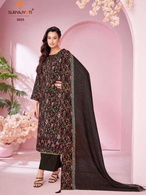 Suryajyoti Kanika Vol 5 Wholesale Pure Modal Salwar Kameez Catalog - Image 5