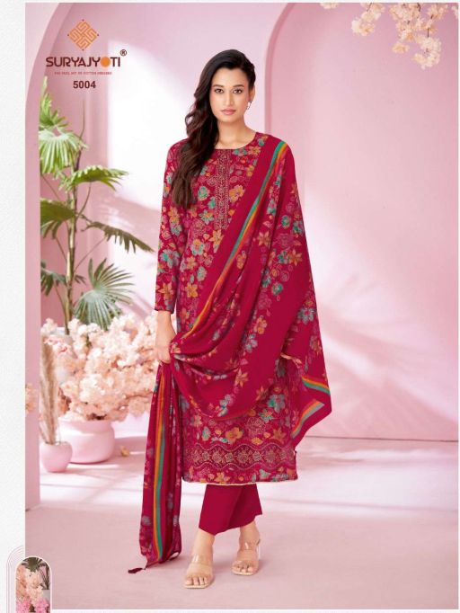 Suryajyoti Kanika Vol 5 Wholesale Pure Modal Salwar Kameez Catalog - Image 2