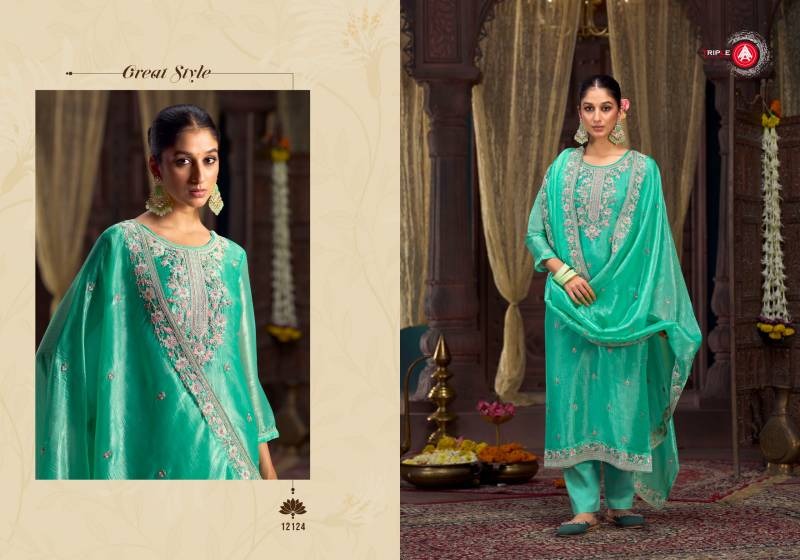 Triple Aaa Emily 12124 Wholesale Fancy Designer Salwar Suit Catalog - Image 2
