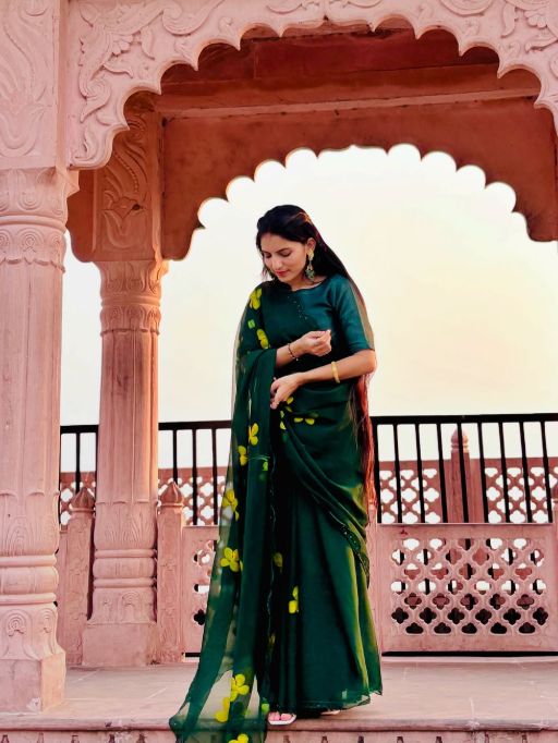 Vakratund VK4396 Wholesale Pure Georgette Saree Catalog