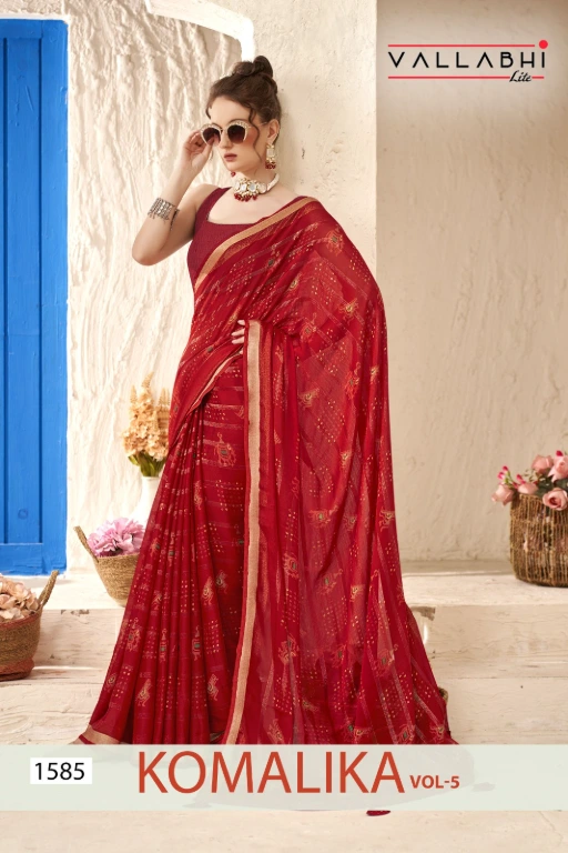 Bandhani Saree Wholesale Moss Georgette Saree Sawan Saree Collection Printed Saree Catalog