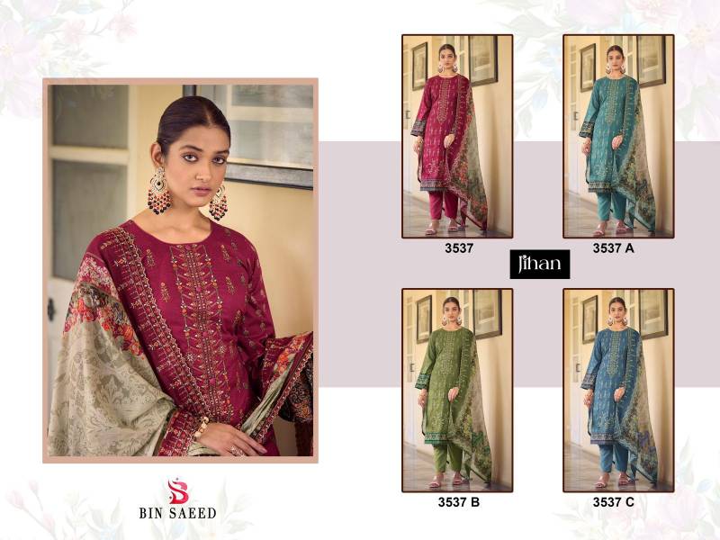 Vardan Jihan 3537 Wholesale Cotton Pakistani Salwar Kameez - Image 6