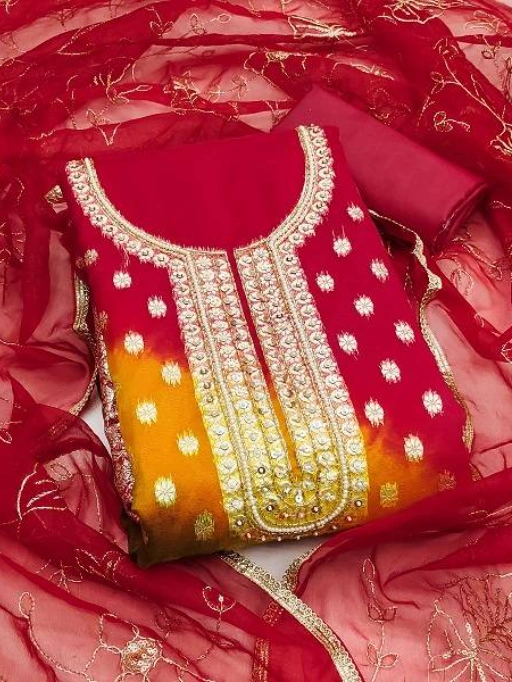 Vardan Kriti 11470 Wholesale Organza Banarasi Salwar Suit Collection - Image 2