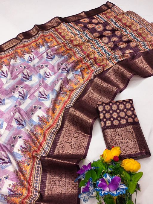 Vardan Mahek 187 Wholesale Dola Fancy Silk Saree Collection - Image 3