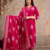 Vardan Naisha K 43 Wholesale Cotton Kurti With Bottom Dupatta