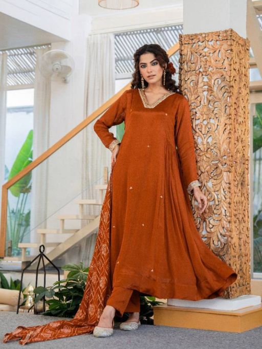 Vardan Naisha K 46 Wholesale Chinon Kurti Bottom With Dupatta Collection