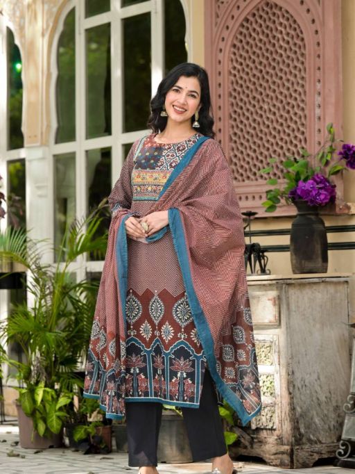 Vardan Naisha K 85 Wholesale Cotton Readymade Salwar Suit