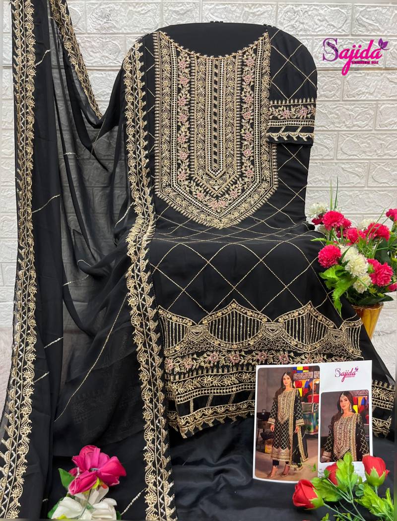 Vardan Sajida 1057 Wholesale Georgette Pakistani Salwar Kameez Catalog - Image 3