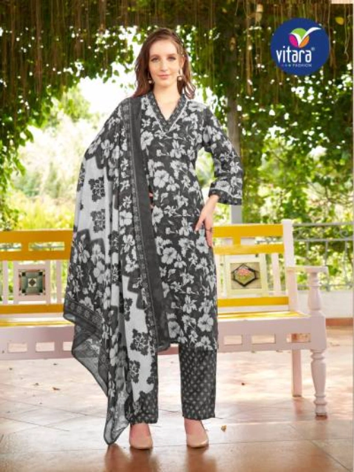 Vitara Minal 2 Wholesale Cotton Printed Kurti Bottom With Dupatta