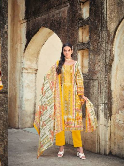 Zulfat Designer Gulnaaz Vol 5 Wholesale Cotton Salwar Kameez - Image 8
