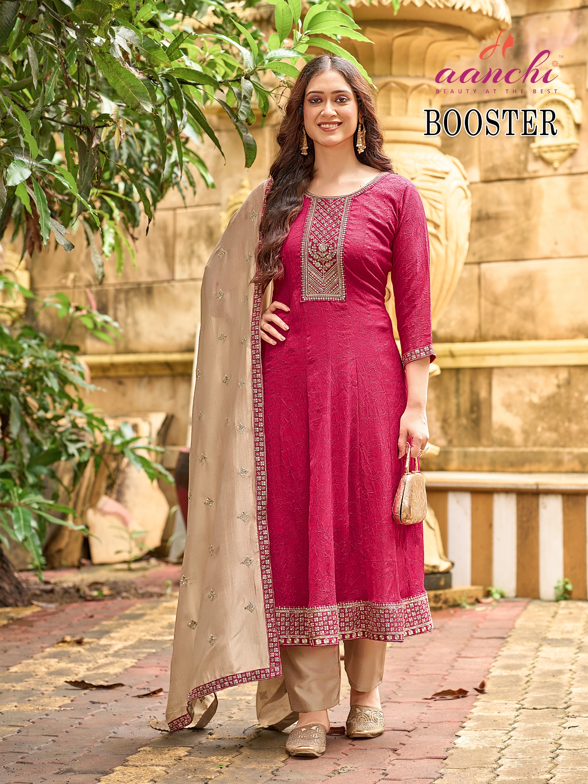 Aanchi Booster Flair Wholesale Readymade Suit Collection - Image 4