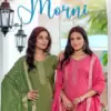 Aanchi Morni Wholesale Roman Shimmer Kurti With Bottom Dupatta